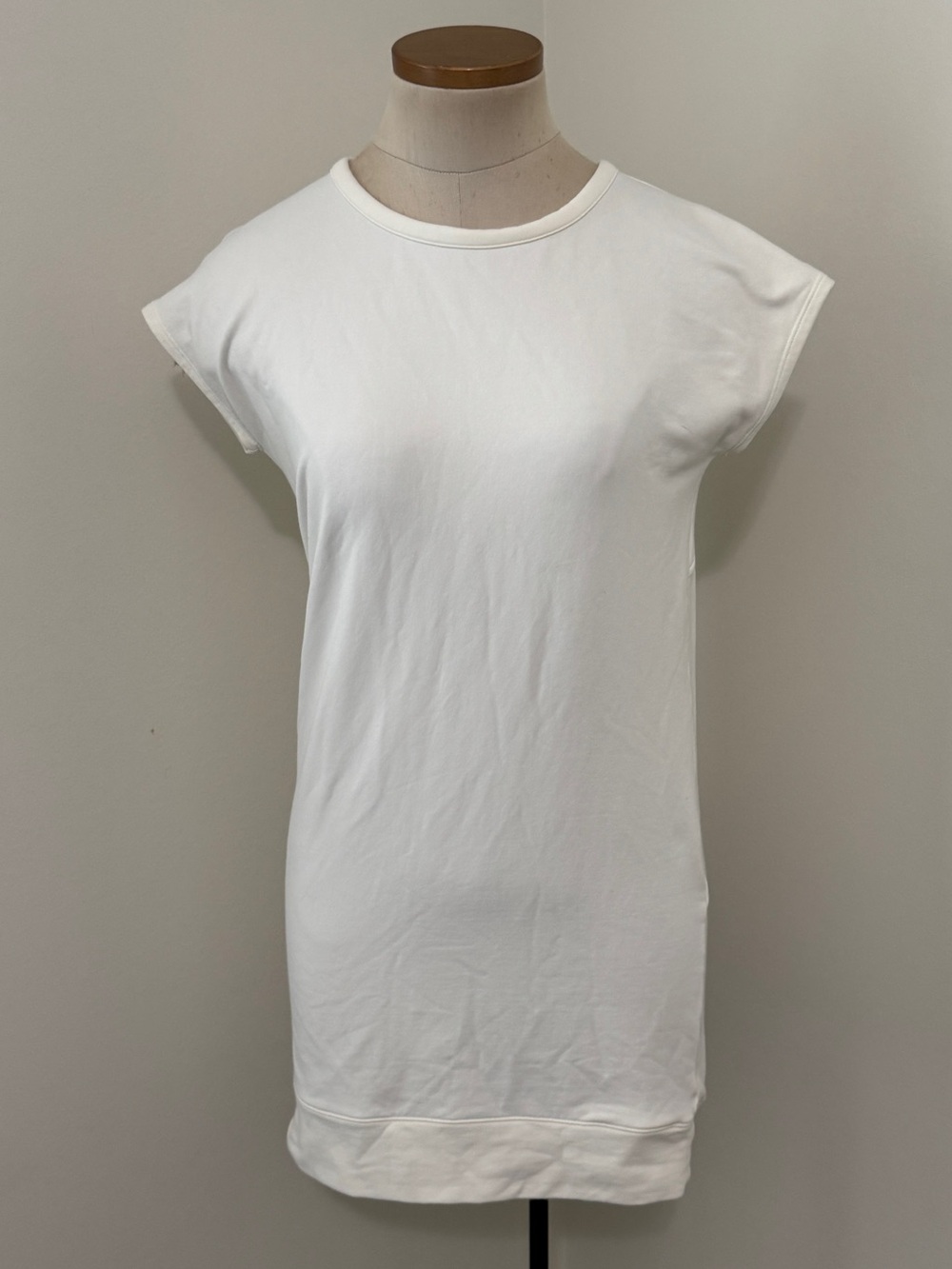 Athleta XXS Cream Ivory Summer Cocoon Mini Dress ~‎ Athleisure Casual Travel